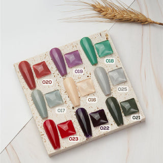  COOL VIBES - LDS Holiday Healthy Nail Lacquer Collection: 016; 017; 018; 019; 020; 021; 022; 023; 025 by LDS sold by DTK Nail Supply