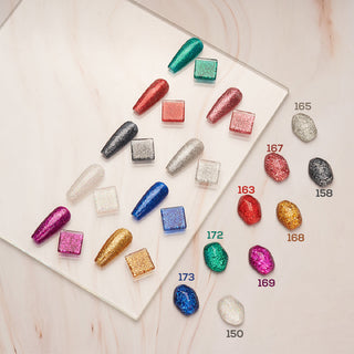 KEEP IT PLAYFUL - LDS Holiday Gel Nail Polish Collection: 150, 158, 163, 165, 167, 168, 169, 172, 173
