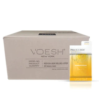  VOESH - CASE OF 50 Pedi a Box (4 Step) - LEMON by VOESH sold by DTK Nail Supply