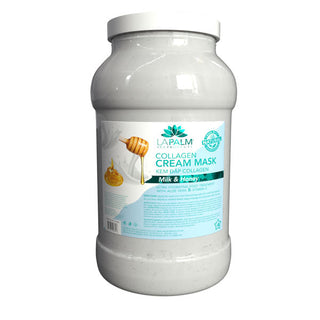  La Palm Collagen Cream Mask - 1 Gallon - Milk & Honey by La Palm sold by DTK Nail Supply