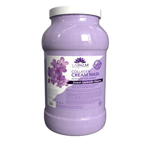  La Palm Collagen Cream Mask - 1 Gallon - Lavender by La Palm sold by DTK Nail Supply