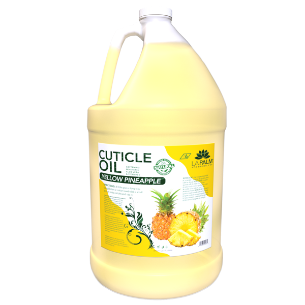 La Palm Cuticle Oil – Yellow Pineapple - 1Gallon by La Palm sold by DTK Nail Supply