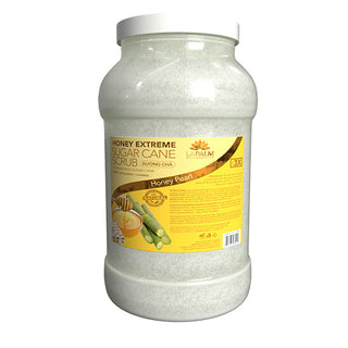  La Palm Sugar Cane Scrub - Honey Pearl - 1Gallon by La Palm sold by DTK Nail Supply
