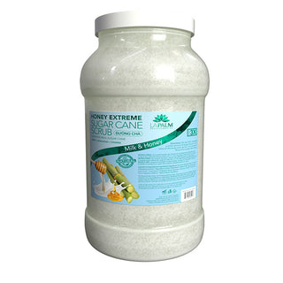  La Palm Sugar Cane Scrub - Milk & Honey - 1Gallon by La Palm sold by DTK Nail Supply