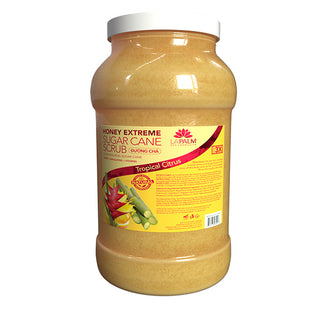 La Palm Sugar Cane Scrub - Tropical Citrus - 1Gallon by La Palm sold by DTK Nail Supply