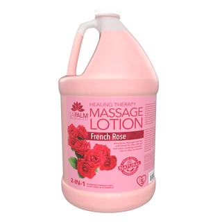  La Palm Massage Lotion - French Rose - 1Gallon by La Palm sold by DTK Nail Supply