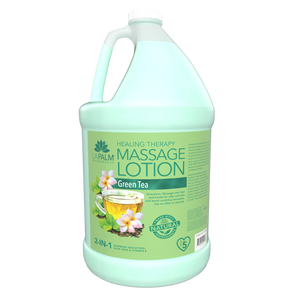  La Palm Massage Lotion - Green Tea - 1Gallon by La Palm sold by DTK Nail Supply