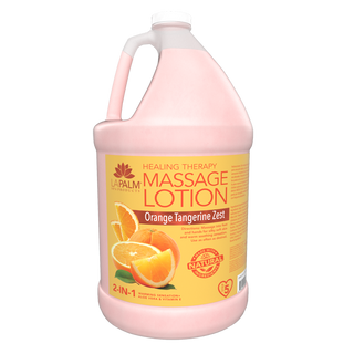  La Palm Massage Lotion - Orange Tangerine Zest - 1Gallon by La Palm sold by DTK Nail Supply