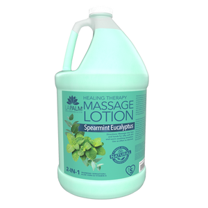  La Palm Massage Lotion - Spearmint Eucalyptus - 1Gallon by La Palm sold by DTK Nail Supply