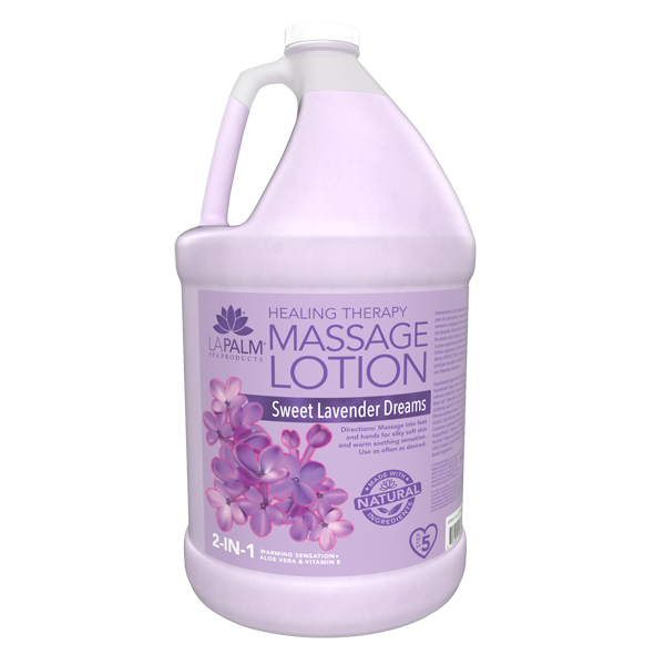  La Palm Massage Lotion - Lavender - 1Gallon by La Palm sold by DTK Nail Supply