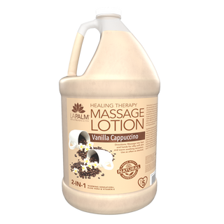  La Palm Massage Lotion - Vanilla Cappuccino - 1Gallon by La Palm sold by DTK Nail Supply