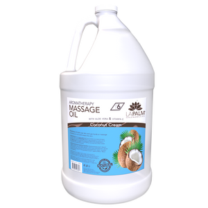  La Palm Massage Oil - Coconut Cream - 1Gallon by La Palm sold by DTK Nail Supply