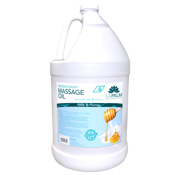  La Palm Massage Lotion - Milk & Honey - 1Gallon by La Palm sold by DTK Nail Supply