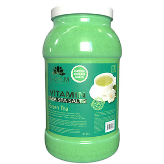  La Palm Sea Spa Salts - Green Tea - 1Gallon by La Palm sold by DTK Nail Supply