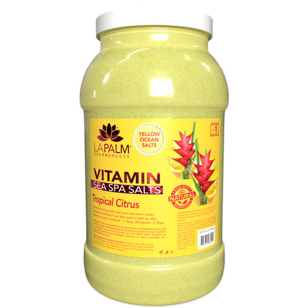  La Palm Sea Spa Salts - Tropical Citrus - 1Gallon by La Palm sold by DTK Nail Supply
