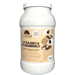  La Palm Sea Spa Salts - Vanilla Cappuccino - 1Gallon by La Palm sold by DTK Nail Supply