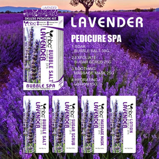  NBC Lavender - 4 Step Pedicure kit by NBC sold by DTK Nail Supply