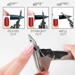  Fake Nail Edge Cutter - Silver by OTHER sold by DTK Nail Supply