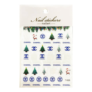  3D Christmas Nail Art Decal Stickers - T-628 by NAIL ART sold by DTK Nail Supply