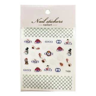  3D Christmas Nail Art Decal Stickers - T-629 by NAIL ART sold by DTK Nail Supply