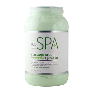 BCL Spa Massage Cream - Lemongrass + Green Tea - 1 gallon by BCL sold by DTK Nail Supply