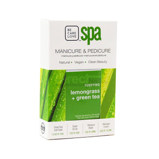 BCL SPA 4-Step Pedicure & Manicure - Lemongrass & Green Tea