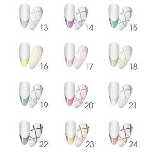  LDS Gel Polish Nail Art Liner Set (12 colors): 13-24 (ver 2) by LDS sold by DTK Nail Supply