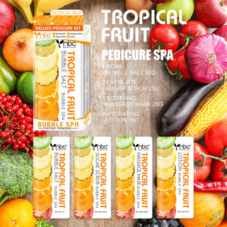  NBC Tropical Fruit - 4 Step Pedicure kit by NBC sold by DTK Nail Supply