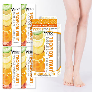  NBC Tropical Fruit - 4 Step Pedicure kit by NBC sold by DTK Nail Supply