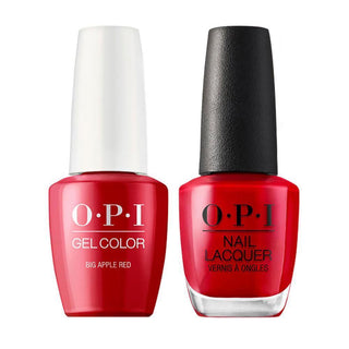 OPI Gel Nail Polish Duo - N25 Big Apple Red - Red Colors