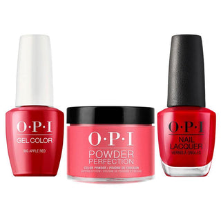  OPI 3 in 1 - N25 Big Apple Red - Dip, Gel & Lacquer Matching by OPI sold by DTK Nail Supply