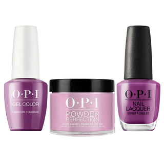  OPI 3 in 1 - N54 I Manicure for Beads - Dip, Gel & Lacquer Matching by OPI sold by DTK Nail Supply