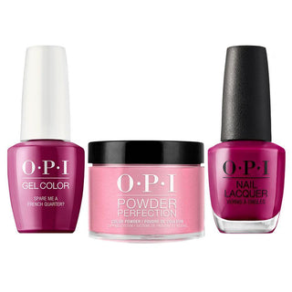  OPI 3 in 1 - N55 Spare Me a French Quarter? - Dip, Gel & Lacquer Matching by OPI sold by DTK Nail Supply