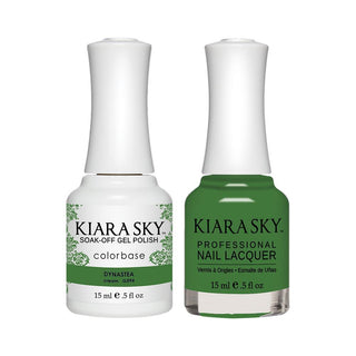 Kiara Sky Gel Nail Polish Duo - 594 Green Colors - Dynastea by Kiara Sky sold by DTK Nail Supply