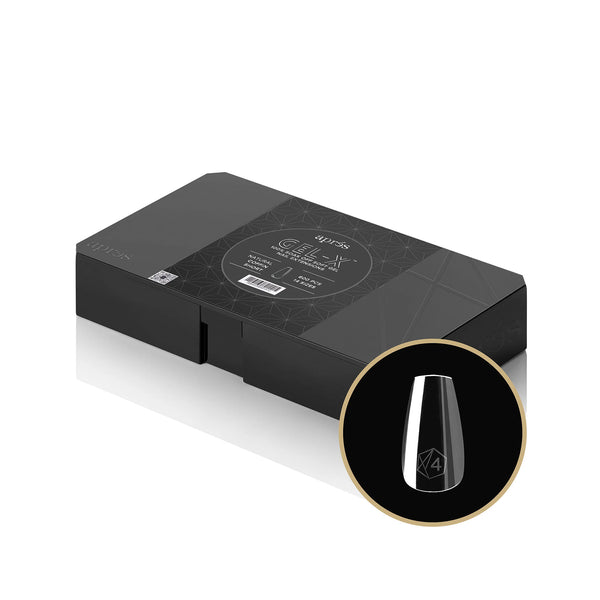  APRES - Gel-X™ Natural Coffin Short Box of Tips by Apres sold by DTK Nail Supply