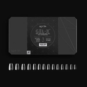  APRES - Gel-X™ Natural Coffin Short Box of Tips by Apres sold by DTK Nail Supply