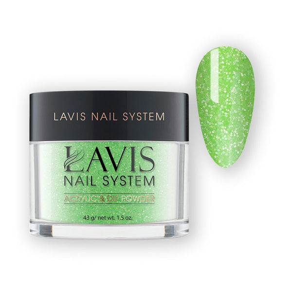  LAVIS NG 02 - Neon Glitter - Acrylic & Dip Powder 1.5oz by LAVIS NAILS sold by DTK Nail Supply