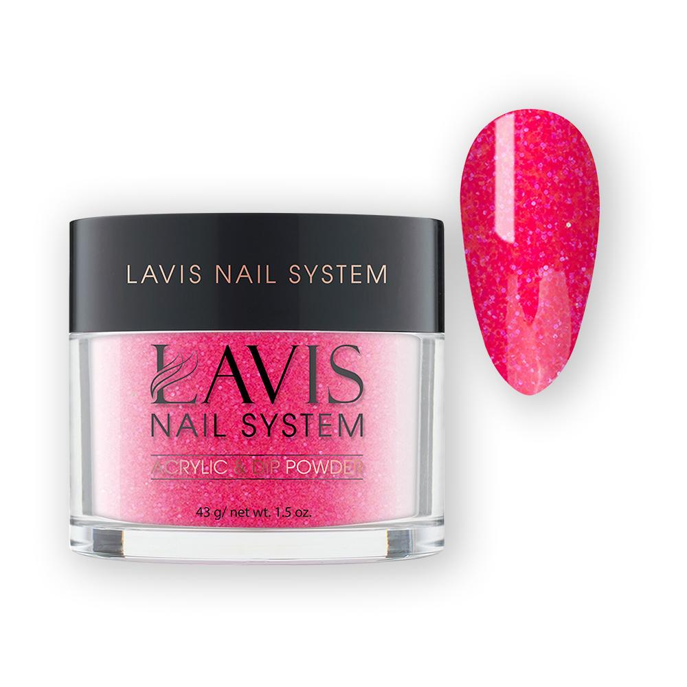  LAVIS NG 03 - Neon Glitter - Acrylic & Dip Powder 1.5oz by LAVIS NAILS sold by DTK Nail Supply