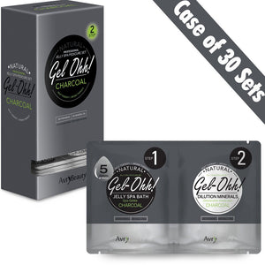  AVRY BEAUTY - CASE OF 30 - Gel-Ohh! Jelly Spa Bath - CHARCOAL by AVRY BEAUTY sold by DTK Nail Supply