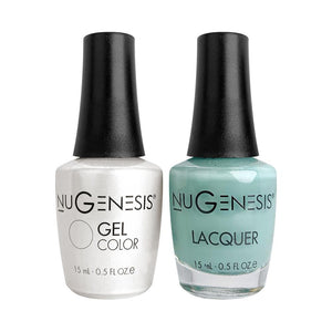  Nugenesis Gel Nail Polish Duo - 002 Robin's Egg Blue by NuGenesis sold by DTK Nail Supply