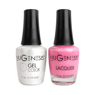  Nugenesis Gel Nail Polish Duo - 014 Pink, Neutral Colors - Gumball Pink by NuGenesis sold by DTK Nail Supply