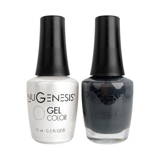 Nugenesis Gel Nail Polish Duo - 016 Gray Colors - London Calling by NuGenesis sold by DTK Nail Supply