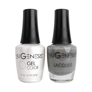  Nugenesis Gel Nail Polish Duo - 017 Gray Colors - Seal Gray by NuGenesis sold by DTK Nail Supply