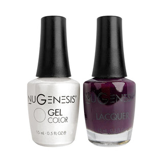  Nugenesis Gel Nail Polish Duo - 025 Red Colors - Purple Heart by NuGenesis sold by DTK Nail Supply