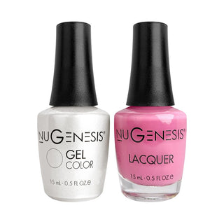  Nugenesis Gel Nail Polish Duo - 037 Pink Colors - Atomic Pink by NuGenesis sold by DTK Nail Supply