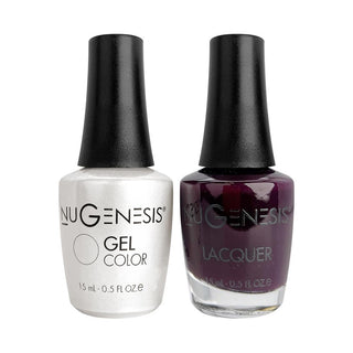  Nugenesis Gel Nail Polish Duo - 040 Purple Colors - Cabarnet Sway by NuGenesis sold by DTK Nail Supply