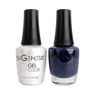  Nugenesis Gel Nail Polish Duo - 042 Blue Colors - Second Date by NuGenesis sold by DTK Nail Supply