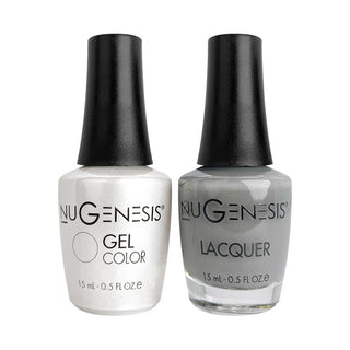  Nugenesis Gel Nail Polish Duo - 048 Gray Colors - Rockstar by NuGenesis sold by DTK Nail Supply