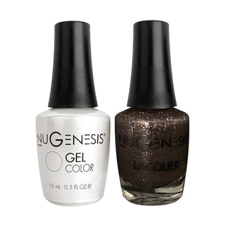  Nugenesis Gel Nail Polish Duo - 051 Glitter, Multi Colors - Amazonia by NuGenesis sold by DTK Nail Supply