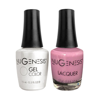  Nugenesis Gel Nail Polish Duo - 054 Pink Colors - Pink me, Pink me by NuGenesis sold by DTK Nail Supply
